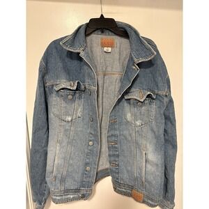 Vintage Guess Denim Jean Jacket Size XL